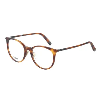 DIOR Plate Frame Irregular Shape Optical Glasses Unisex