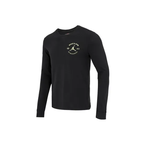 Jordan Set in Sleeve T Shirt Men's Black