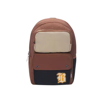 LiNing Badfive Polyester With Nylon Sports Backpack Regular Unisex Brown