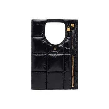 TOM FORD ALIX Nylon Handbag Shoulder Bag Women's Black