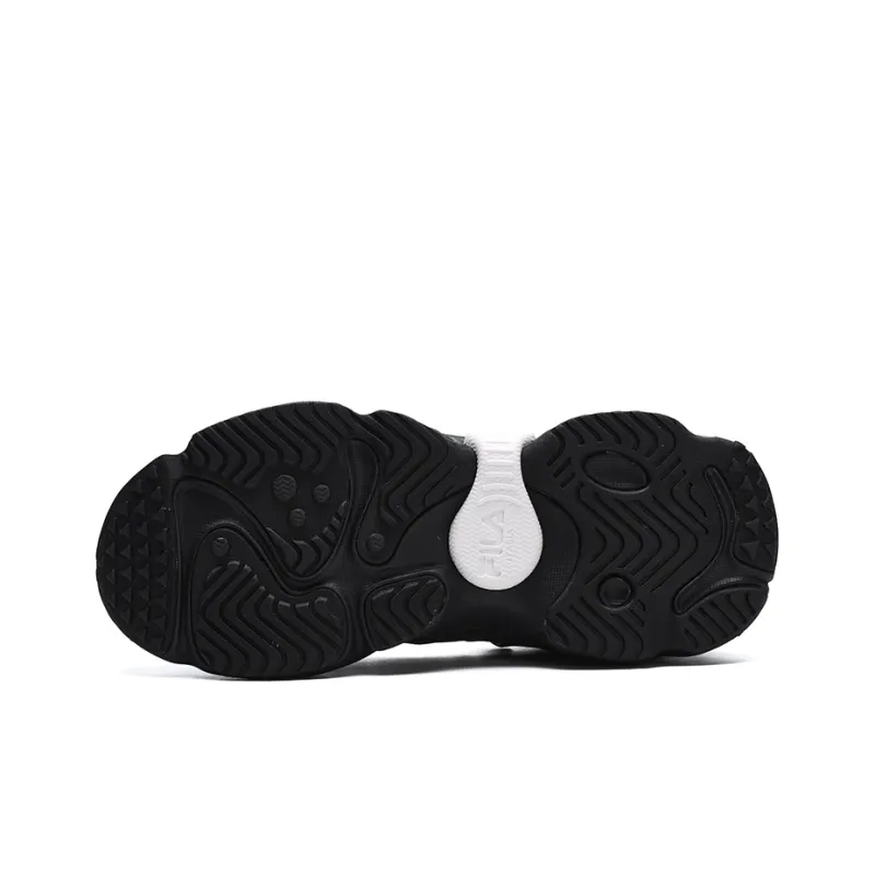 FILA FUSION Raccoon Mid We Anti Slip And Wear Resistant Warm Mid Top Casual Shoes Women's Black Periscope-4