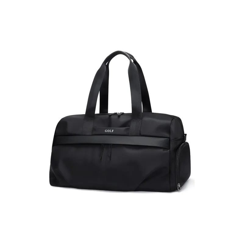 GOLF Fabric Travel Bag Sports Bag Shoulder Bag Crossbody Bag Handbag Travel Bag Unisex Black/Dusty Pink-0