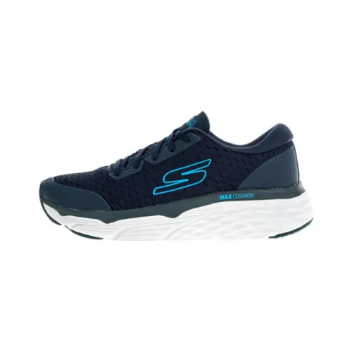 Skechers Max Cushioning Running Shoes Men Low-Top Blue