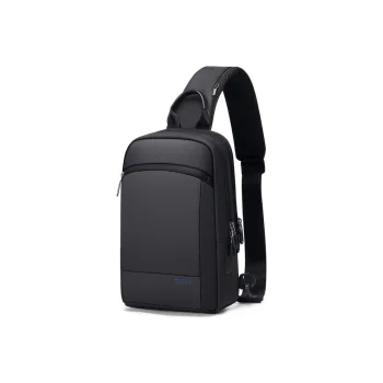 GOLF Oxford Laptop Bag Crossbody Bag Shoulder Bag Fanny Pack Sling Bag Large Size Men's Black