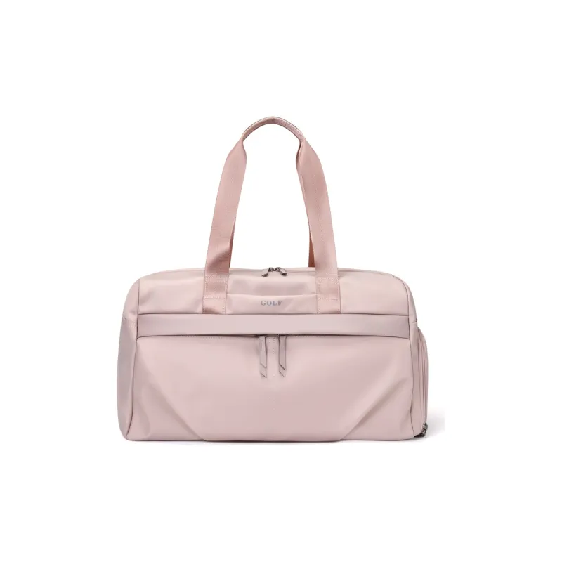 GOLF Fabric Travel Bag Sports Bag Shoulder Bag Crossbody Bag Handbag Travel Bag Unisex Black/Dusty Pink-7