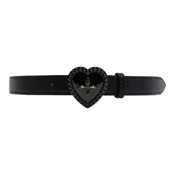 SMFK SMFK X Wonderland Silent Heart Vintage Leather Belts Women's