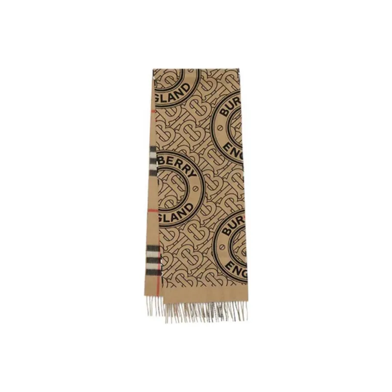 Burberry Logo Print Tie-1
