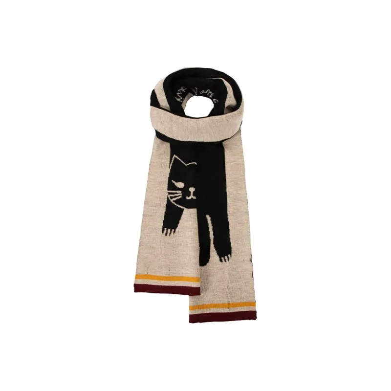 BAIJUAN Knit Scarves Unisex-5