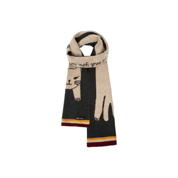 BAIJUAN Knit Scarves Unisex
