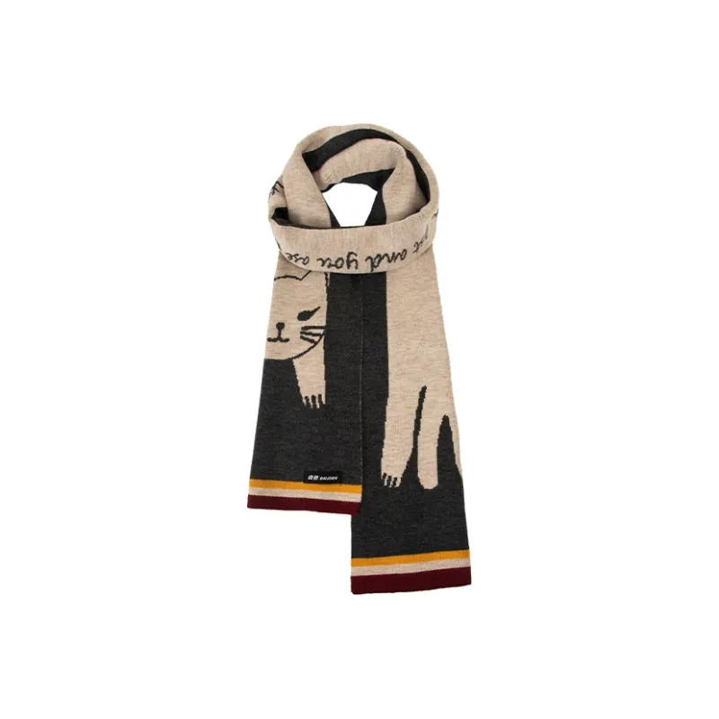 BAIJUAN Knit Scarves Unisex-0