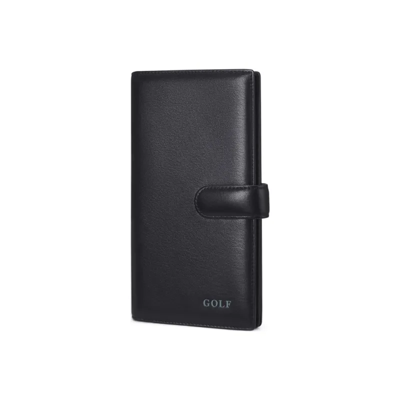 GOLF Cow Leather Document Bag, Wallet, Card Holder Tubas Men's Black-1