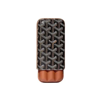 GOYARD Churchill Canvas With Leather Cigar Box Bag Merch Unisex 5 Colors