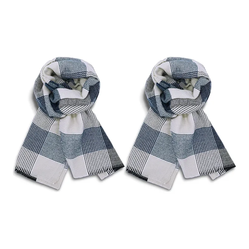 LEONAJ Knit Scarves Unisex-5