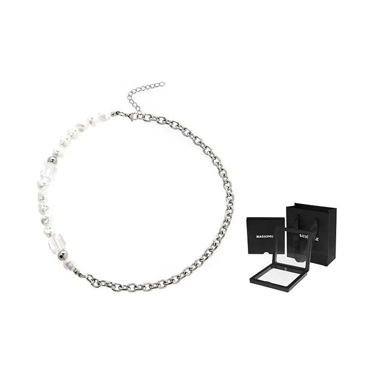 MAGICPOLE Titanium Steel Necklaces Unisex-4