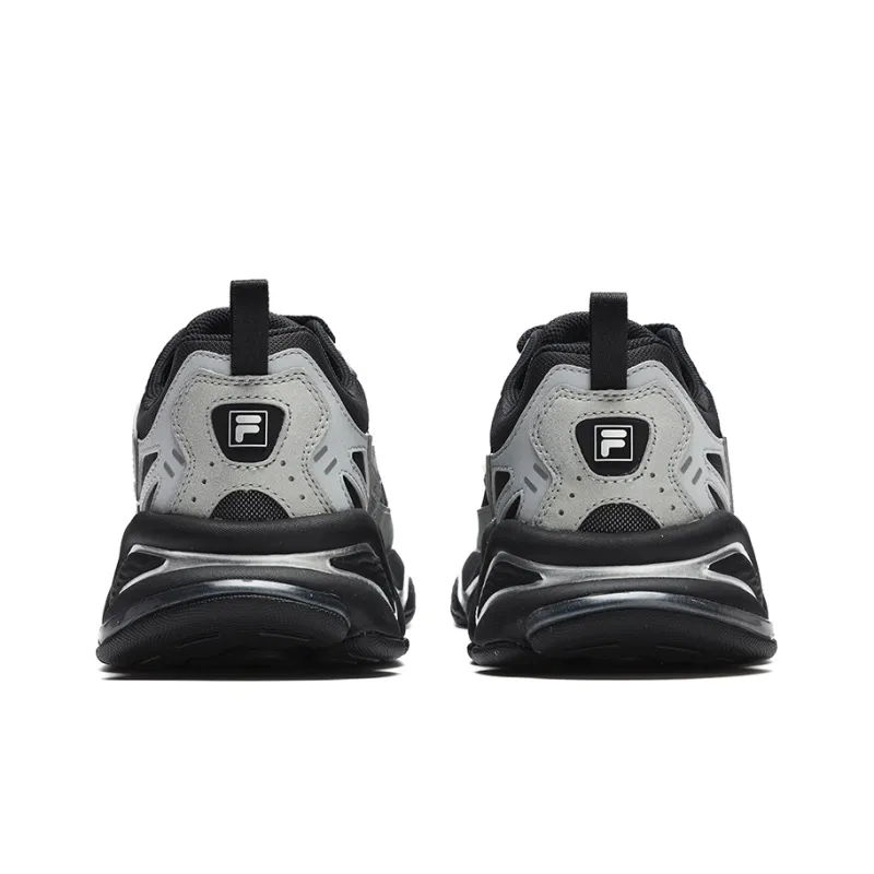FILA FUSION Rjv D Low Top Casual Running Shoes Men's Silver Gray Black-3