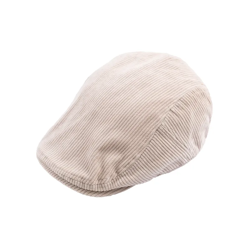 Xotic Corduroy Solid Color Reverse Beret Unisex-1