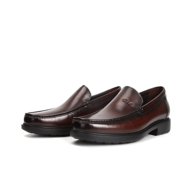 Satchi Loafers Men Low Top Coffee-2