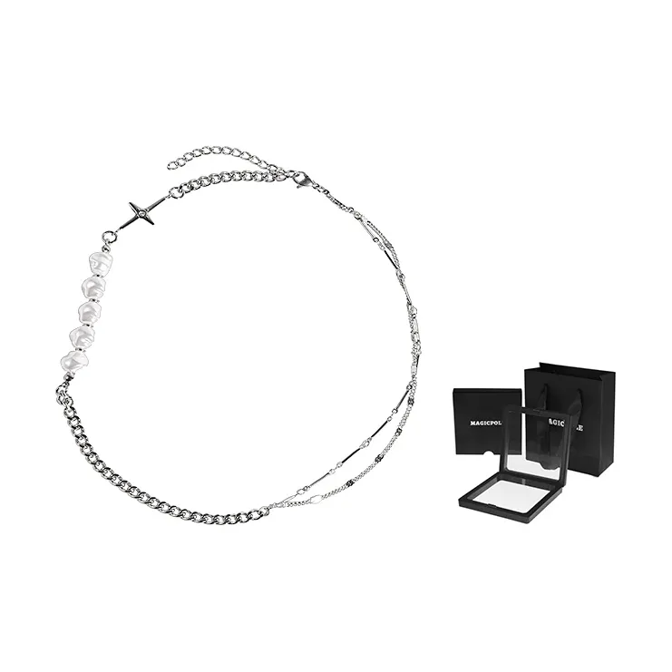 MAGICPOLE Titanium Steel Necklaces Unisex-0