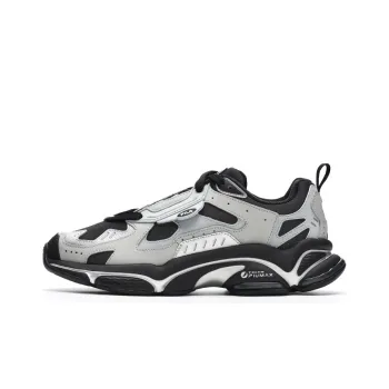 FILA FUSION Rjv D Low Top Casual Running Shoes Men's Silver Gray Black