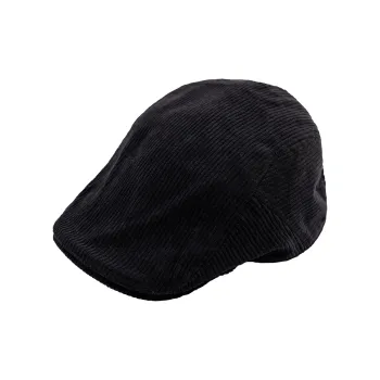 Xotic Corduroy Solid Color Reverse Beret Unisex