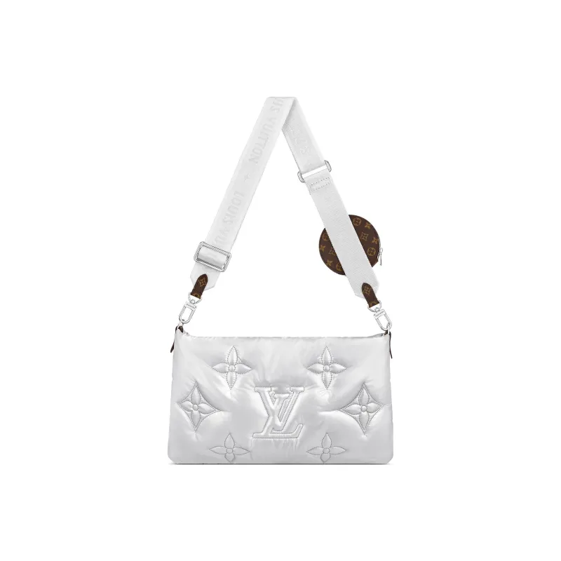 LOUIS VUITTON Maxi Multi Pochette Accessoires Silver/Pale Pink-2