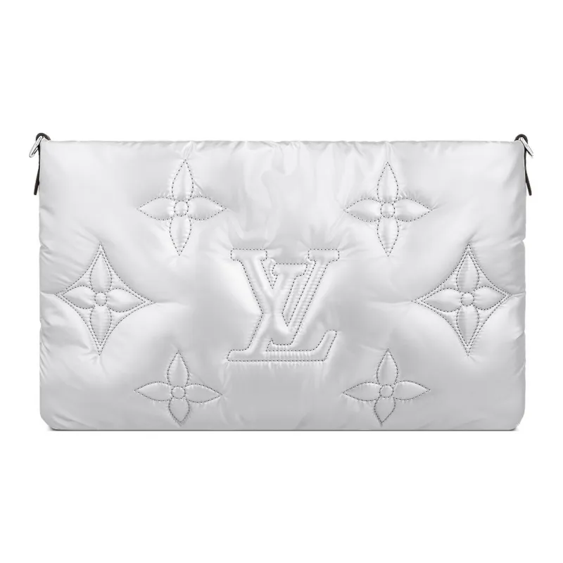 LOUIS VUITTON Maxi Multi Pochette Accessoires Silver/Pale Pink-3