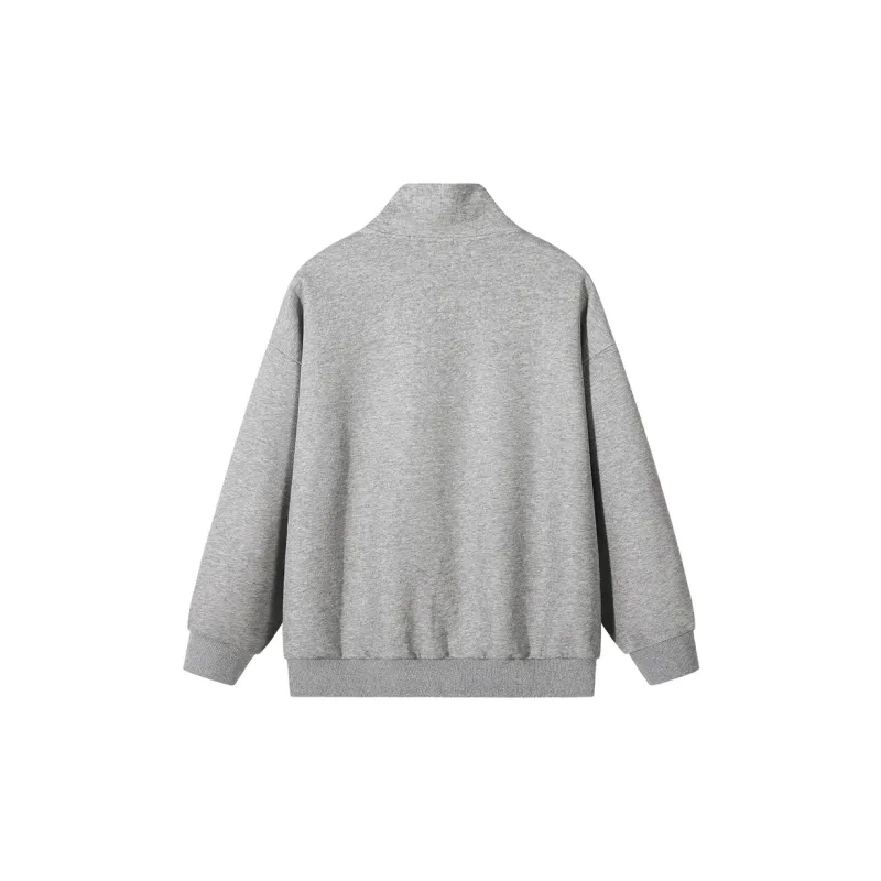 SCRM Half Turtleneck Loose Fit Sweatshirt Unisex-13