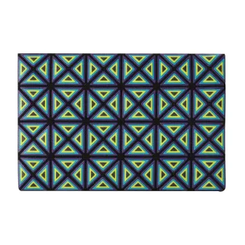 ISSEY MIYAKE Oyster 100% Cotton Detail Clutches Wallets Card Holders Regular Unisex Yellow & Blue & Black
