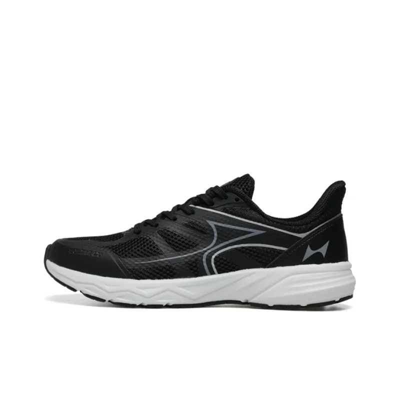 HEALTH 705V1 Breathable Lightweight Low Top Running Shoes Unisex Elegant Black-0