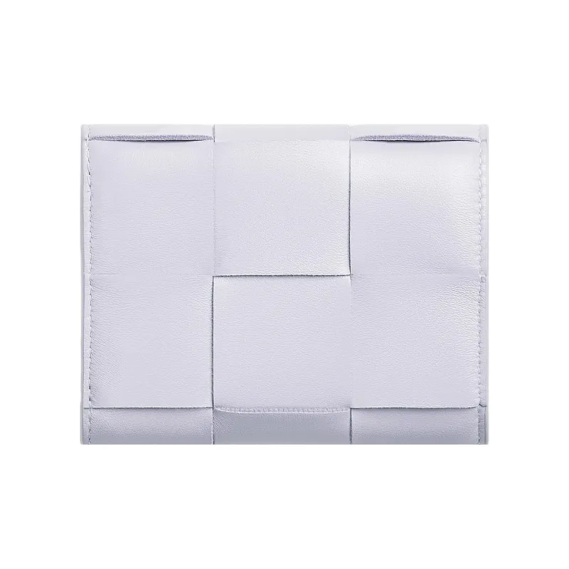 Bottega Veneta Tri Fold Zip Wallet Intreccio Mirth Washed-1