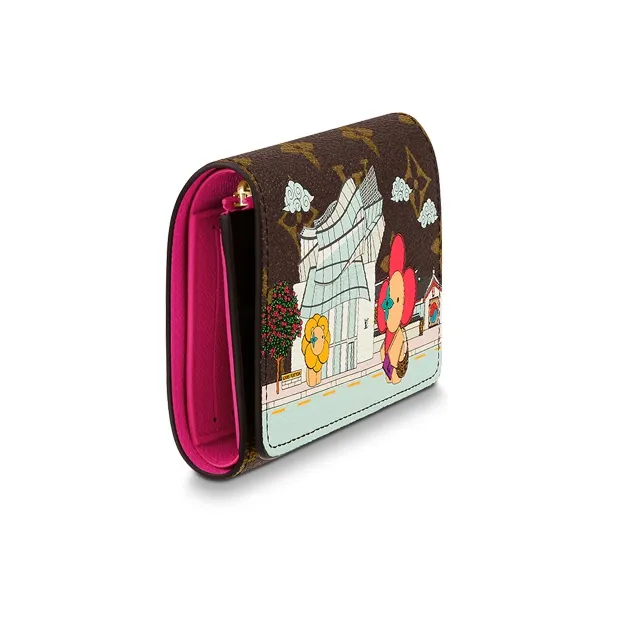 LOUIS VUITTON Victorine Wallet Vivienne Holiday Monogram Canvas/Fuchsia-1