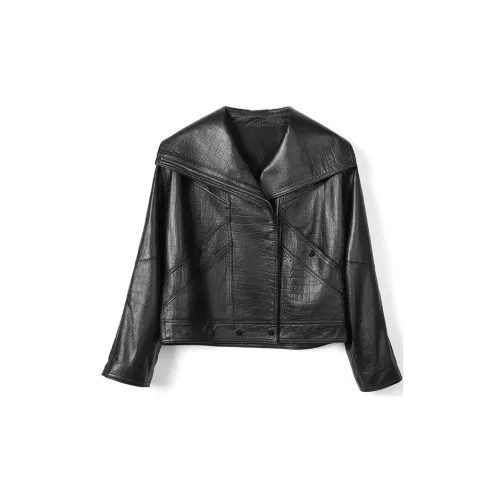 SINBOS Leather Jackets Women's