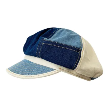 FREE RABBITⅡ Berets Unisex Denim Multicolor