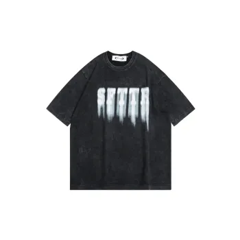SFTTR Elbow Length Sleeved T Shirt Unisex Black