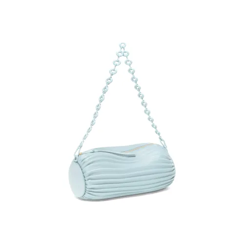 LOEWE Bracelet Pouch In Pleated Pappa Pleated Nappa Aquamarine