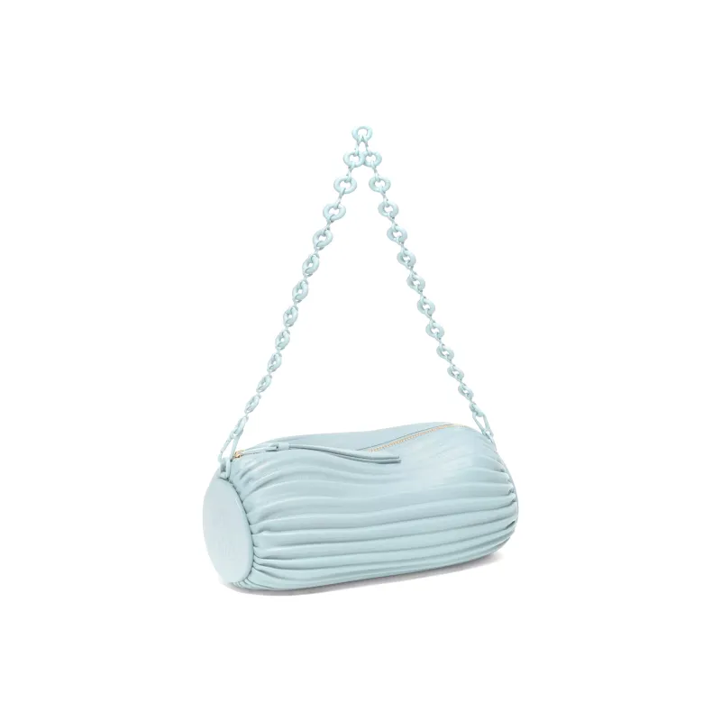 LOEWE Bracelet Pouch In Pleated Pappa Pleated Nappa Aquamarine-0