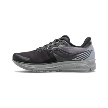 Saucony Women's Ride 14 Runshield 'Black Gravel'