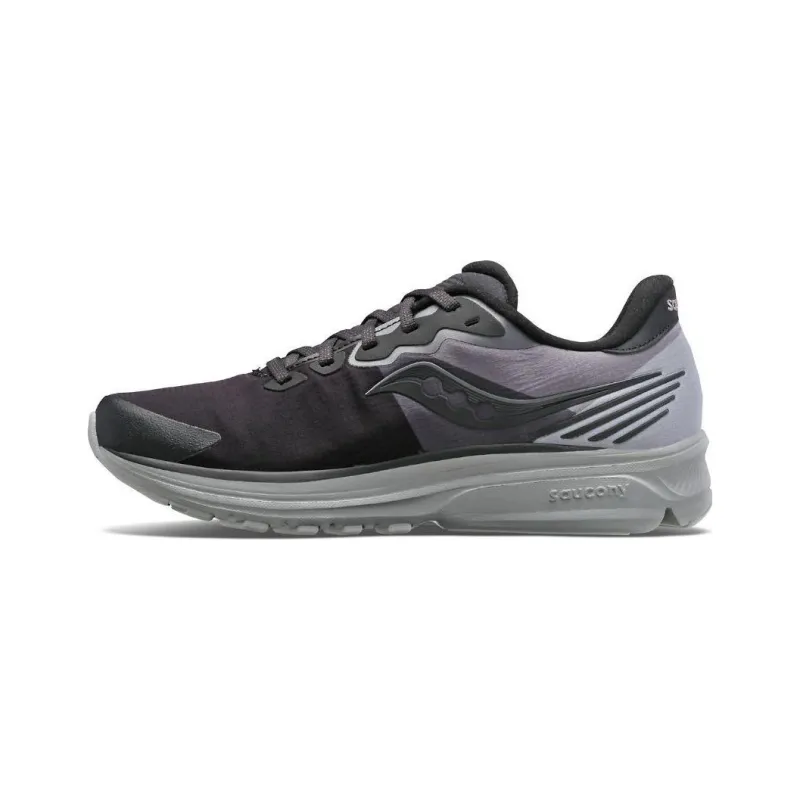 Saucony Women's Ride 14 Runshield 'Black Gravel'-0