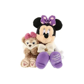 Disney White Scarf ShellieMay And Minnie Dolls Plush Doll 33cm Height Tokyo Disney