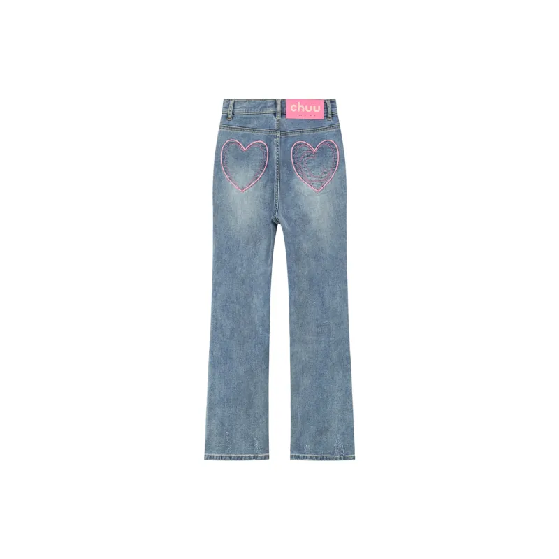 CHUU Flared Pants Jeans Women's-9