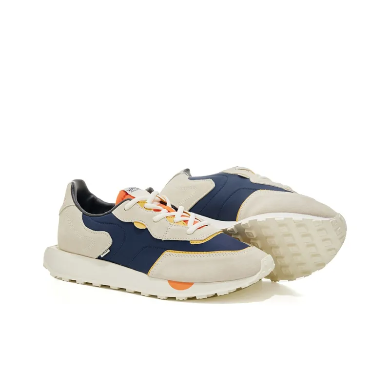 Norman Walsh EMERALD Cushioning, Slip Resistant, And Abrasion Resistant Low Top Running Shoes Unisex Beige Blue-3