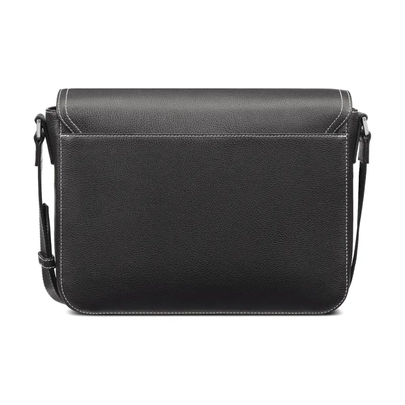 DIOR Grained Calfskin Saddle Bags Messenger Bag Shoulder Bag Crossbody Bag Men's Black-1