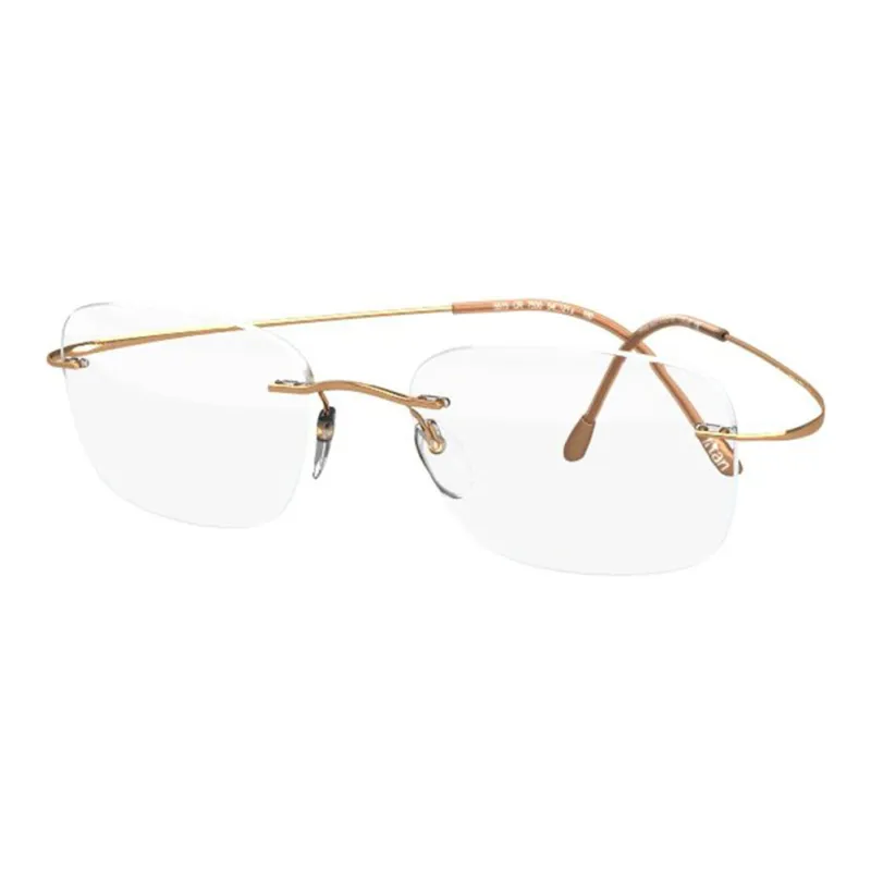 SILHOUETTE Titanium Round Optical Myopia Glass Frame Unisex-3