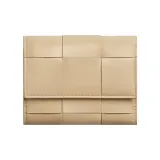 Bottega Veneta Intreccio Tri-Fold Zip Wallet