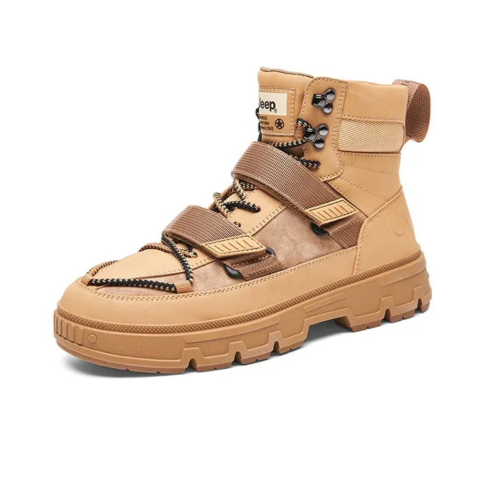 Jeep Martin Boots Men Earth Yellow-3