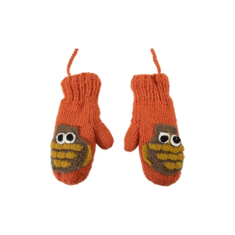 BAIJUAN Acrylic Knit Gloves Unisex-1