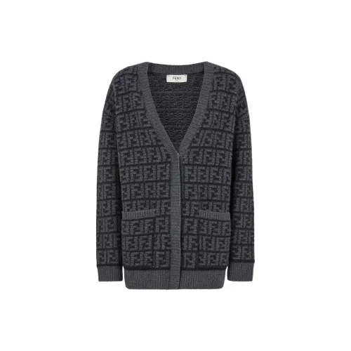 FENDI Cashmere Sweaters Women's Gray