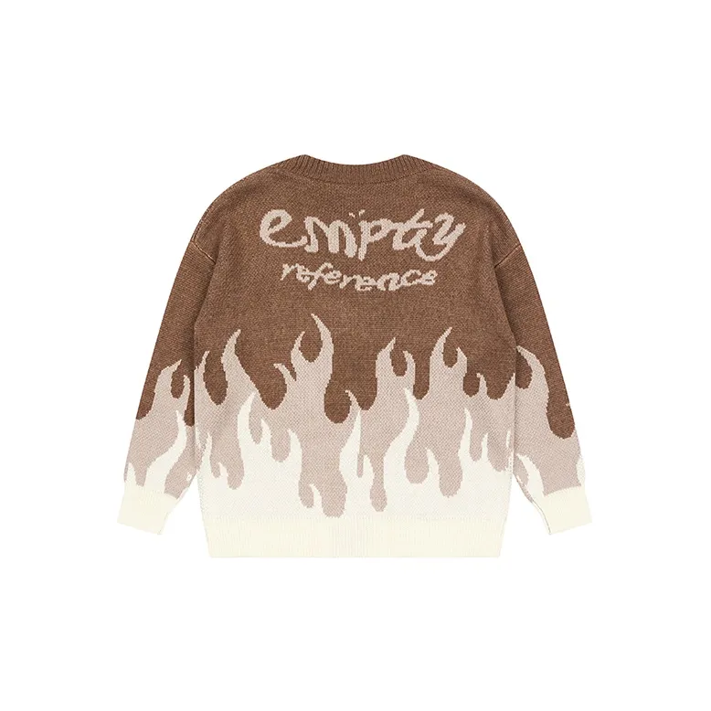 EMPTY REFERENCE Knitwear Unisex Brown-1
