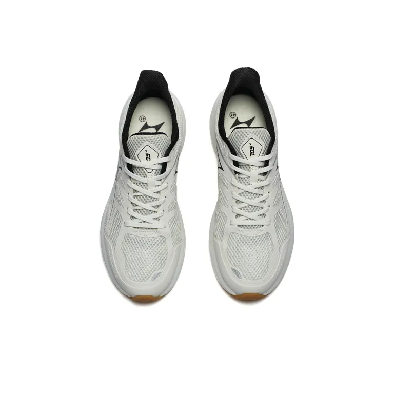 HEALTH 705V1 Lightweight And Breathable Low Top Running Shoes Unisex Ecru-2