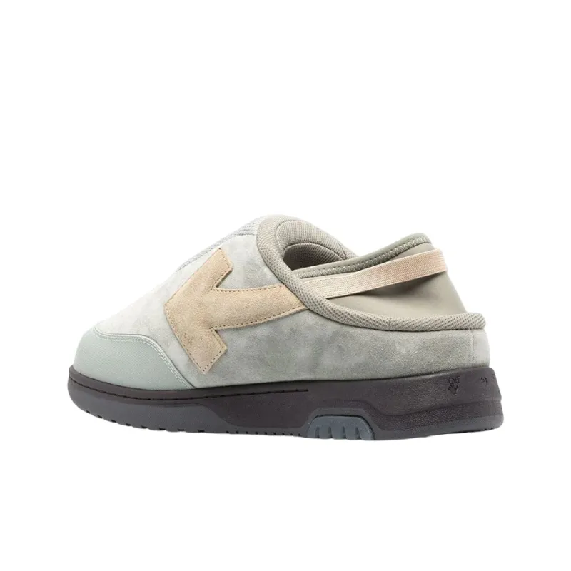 OFF-WHITE Out Of Office Mule Grey Beige-4
